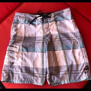 Comfortable, Plaid Board Shorts
